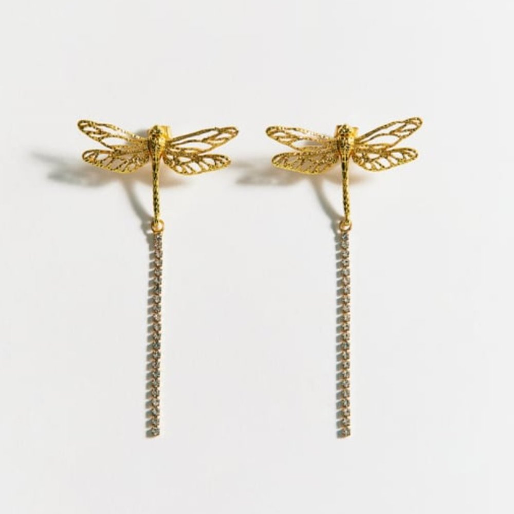 ZARA DRAGONFLY EARRINGS